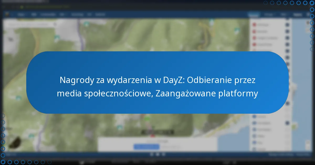 Nagrody za wydarzenia w DayZ: Odbieranie przez media społecznościowe, Zaangażowane platformy