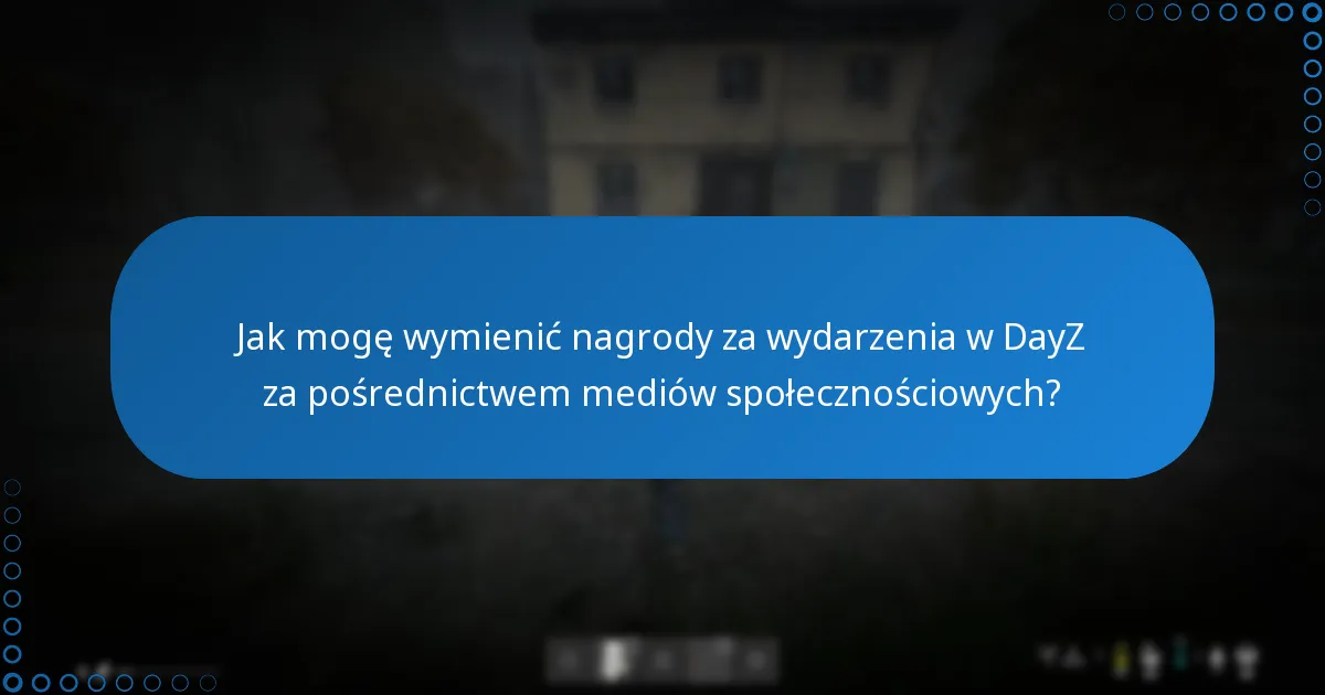 Jak mogę wymienić nagrody za wydarzenia w DayZ za pośrednictwem mediów społecznościowych?
