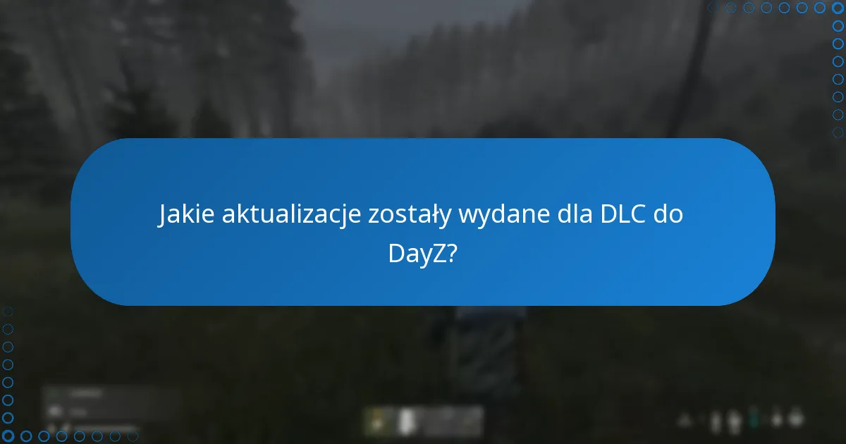 Jakie aktualizacje zostały wydane dla DLC do DayZ?